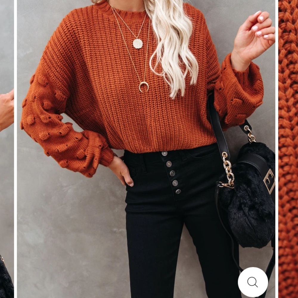 Vici  crop knit sweater